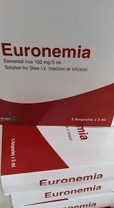 Euronemia 100mg/5ml 5 amp for i.v. or inf.