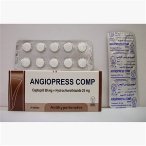 Angiopress comp 50/25mg 30 tab.