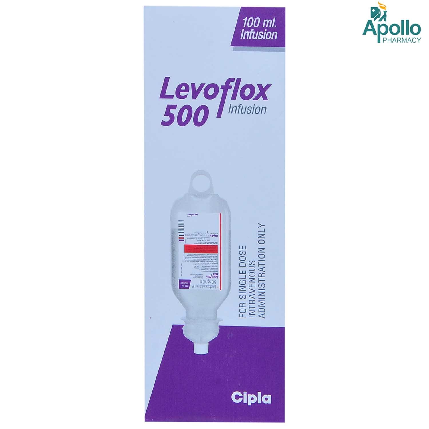 Levoflox 500mg vial for i.v. inf.