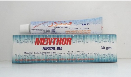 Menthor topical gel. 30 gm