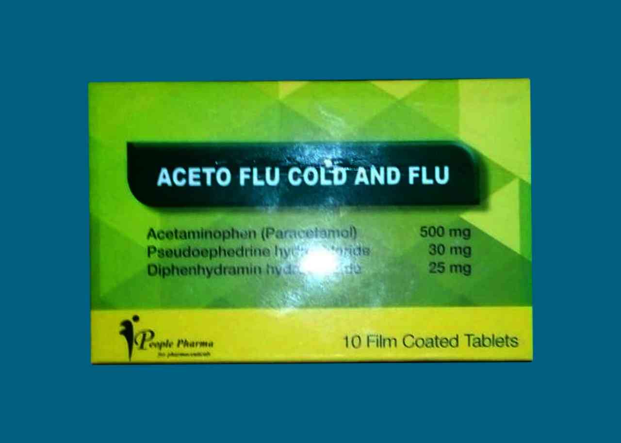 Acetoflu cold and flu 20 f.c. tabs.
