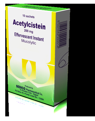 Acetylcistein 200 mg 10 sachet