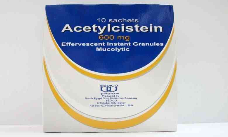 Acetylcistein 600 mg 10 eff. instant gran. sachets
