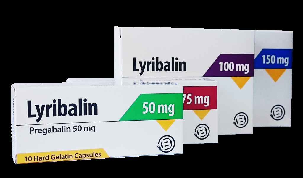 Lyribalin 50 mg 10 caps.