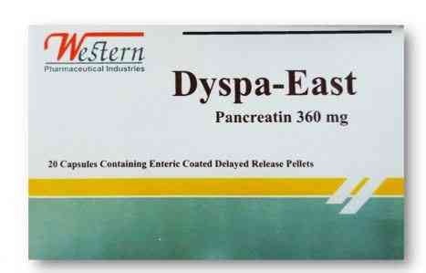 dyspa-east 300 mg 20 caps.