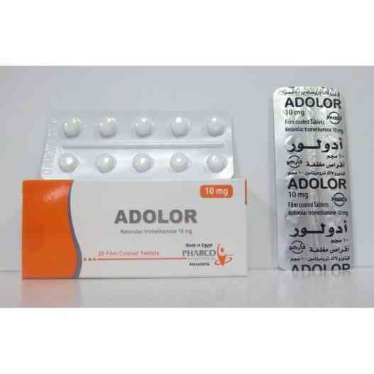 Adolor 10 mg 20 f.c.tabs.