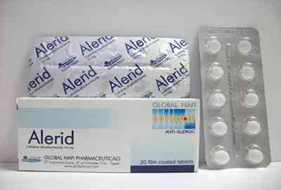 Alerid 10 mg 20 chewable tab.