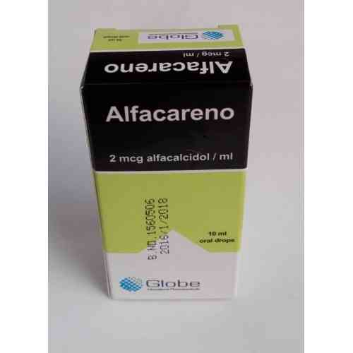 Alfacareno 2mcg/ml oral drops. 10 ml