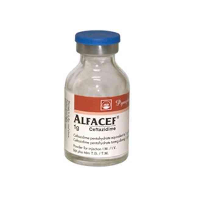 Alfacef 750mg/30ml concentrate vial for i.v. inf.