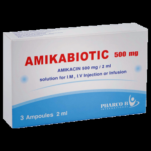 Amikabiotic 500mg/2ml 3 amp.