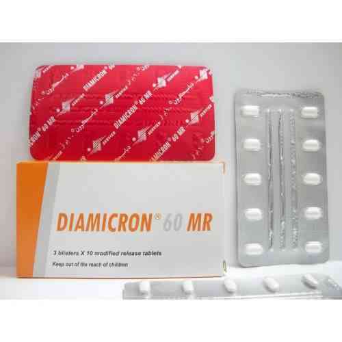 Diamicron 60mg 30 m.r. tab