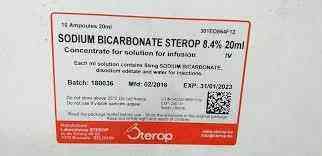 Sodium bicarbonate 5% (mottahedon) i.v. inf. 500 ml