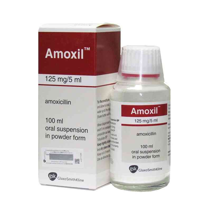 Amoxil 125mg/5ml susp. 100ml