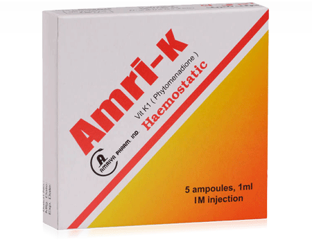 Amri-k 10mg/ml 5 amp. i.m.