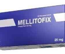 Mellitofix 25 mg 30 f.c. tabs.