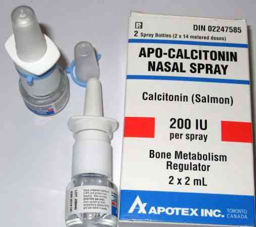 Apo-calcitonin 200 i.u./metered dose spray