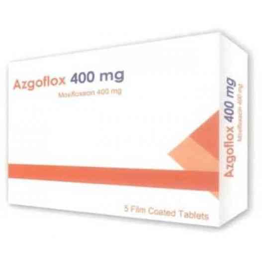 Azgoflox 400mg 10 f.c. tabs.