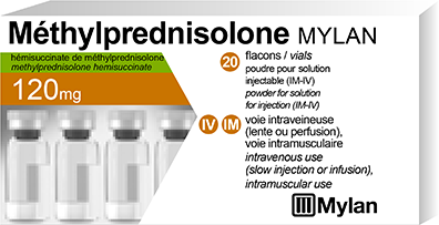 Methylprednisolone mylan 1g 10 vials