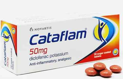 Cataflam 50mg 20 sugar coated tab.