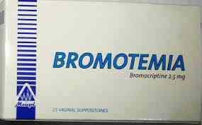 Bromotemia 2.5mg 15 vag. supp.