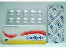 Cardiprin 100mg 30 enteric coated tab.