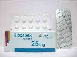 كلوزابكس 25 مجم 50 قرص