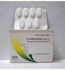 Co-irbesartan 300/25 mg 7 f.c. tabs.