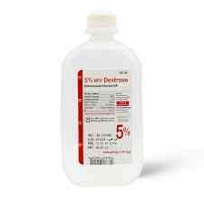 Dextrose 5% (allmed) i.v. inf. 500 ml (rubber cap)