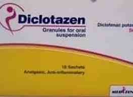 Diclotazen 50 mg 100 sachets