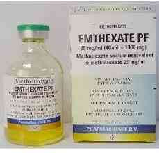 Emthexate pf 25mg/ml (50mg) vial