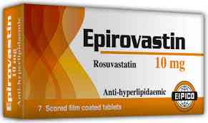 Epirovastin 10 mg 7 scored f.c. tab