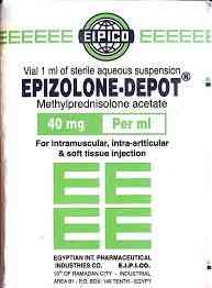 Epizolone-depot 40mg/ml 1 ml i.m. vial