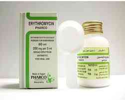 Erythromycin pharco 200mg/5ml susp. 60ml