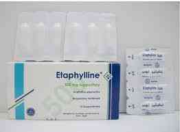 Etaphylline 500 mg 10 supp.