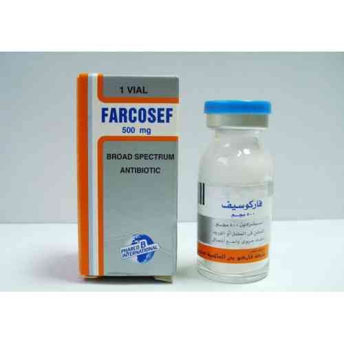 Farcosef 500mg vial