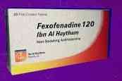 Fexofenadine-cid 120mg 20 f.c. tabs.