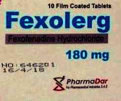 Fexolerg 180 mg 10 f.c.tabs.