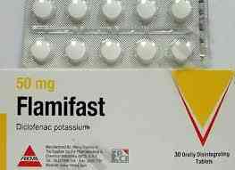 Flamifast 50mg 30 orally disintegrating tabs.