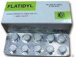 Flatidyl 40mg 30 chewable tab.