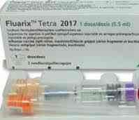 Fluarix 15 mcg/0.5ml i.m. or s.c. injection in prefilled syringe.