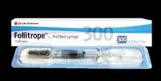 Follitrope 300 i.u. prefilled syringe