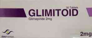 Glimitoid 1 mg 30 tabs.