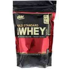 Gold standard 100% whey protein 454 gm