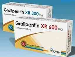 Gralipentin xr 300 mg 30 f.c. tabs.