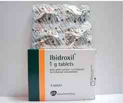 Ibidroxil 1 gm 8 f.c. tabs.
