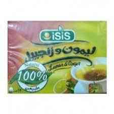 Isis ginger & lemon 12 filter bags