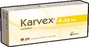 Karvex 6.25mg 30 tab.