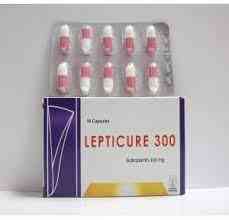 Lepticure 300 mg 10 caps.