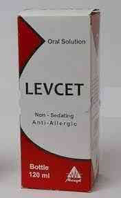 Levcet 2.5mg/5ml syrup 120 ml