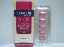 Levoxin 250mg 5 f.c. tabs.
